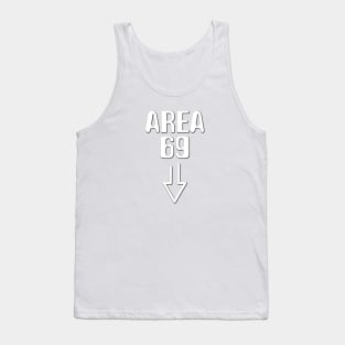 UFO Area 51 funny Tank Top